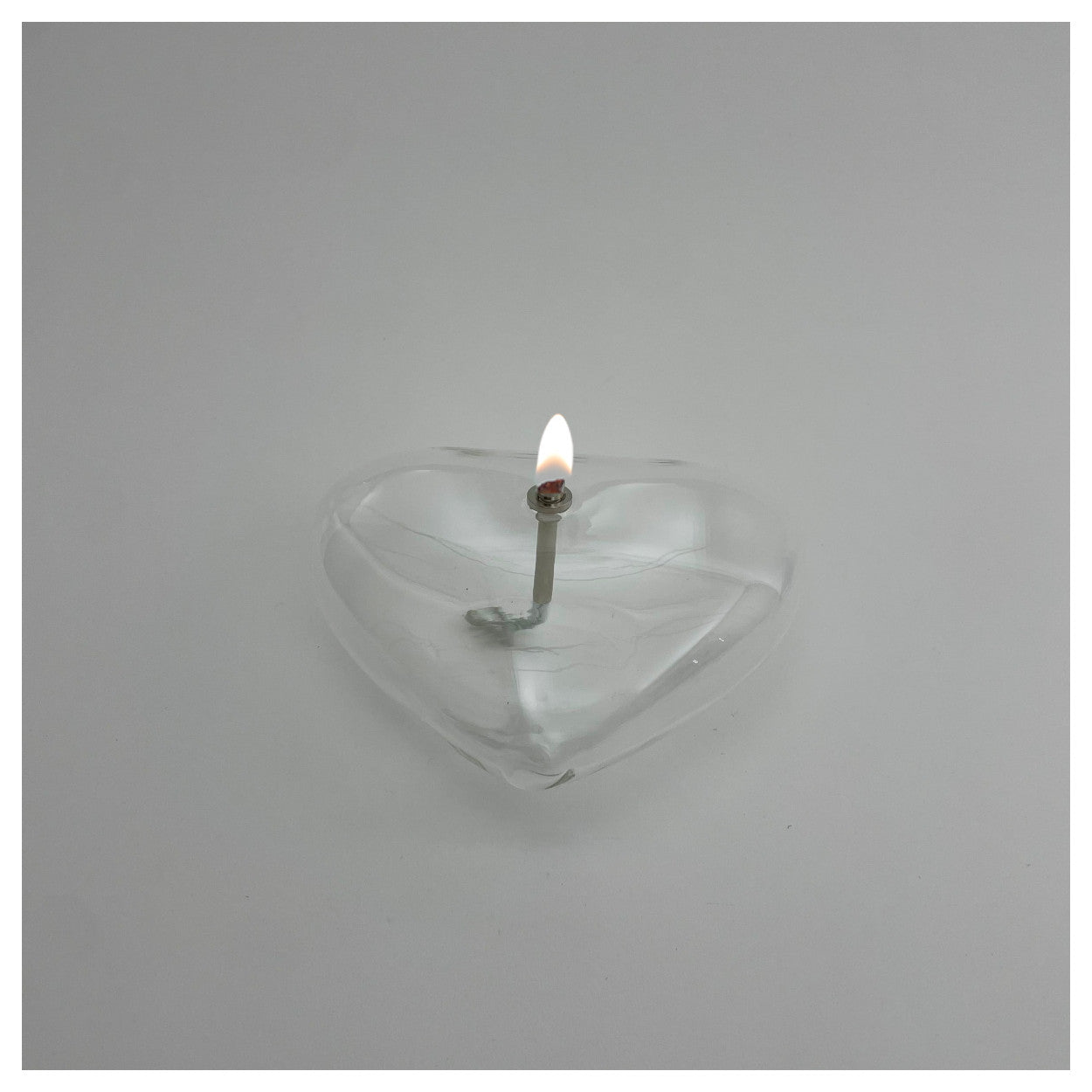 LAMPE A HUILE COEUR - M