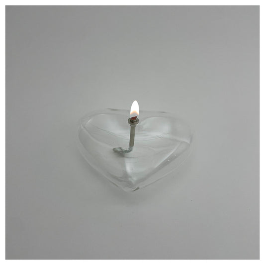 LAMPE A HUILE COEUR - M
