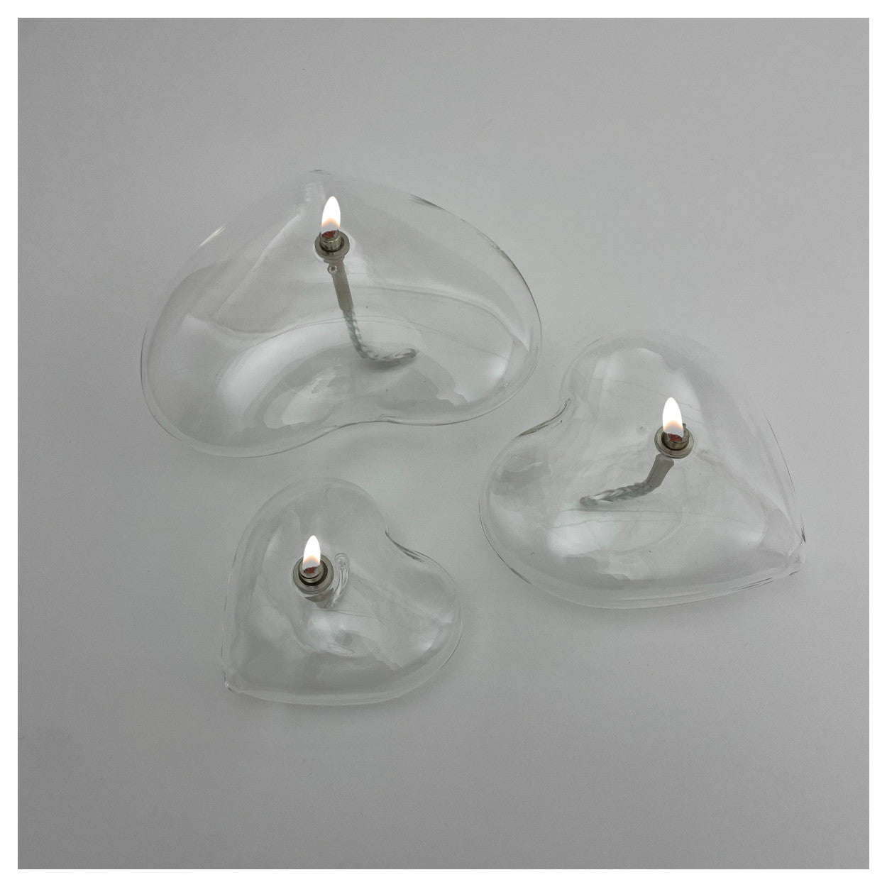 LAMPE A HUILE COEUR - M