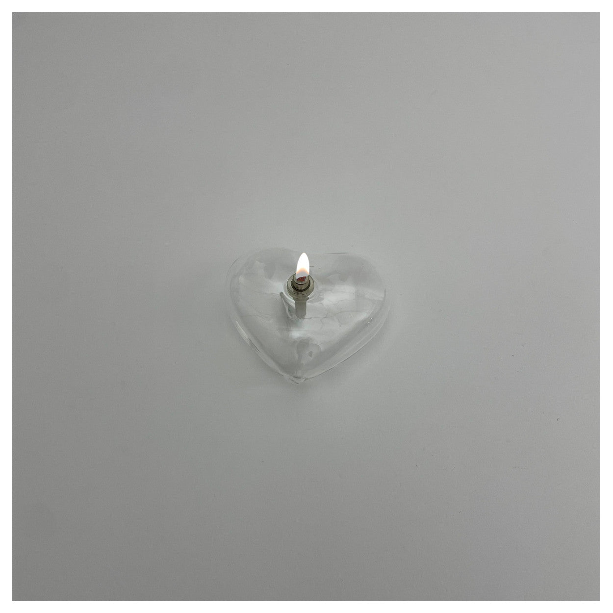 LAMPE A HUILE COEUR - S