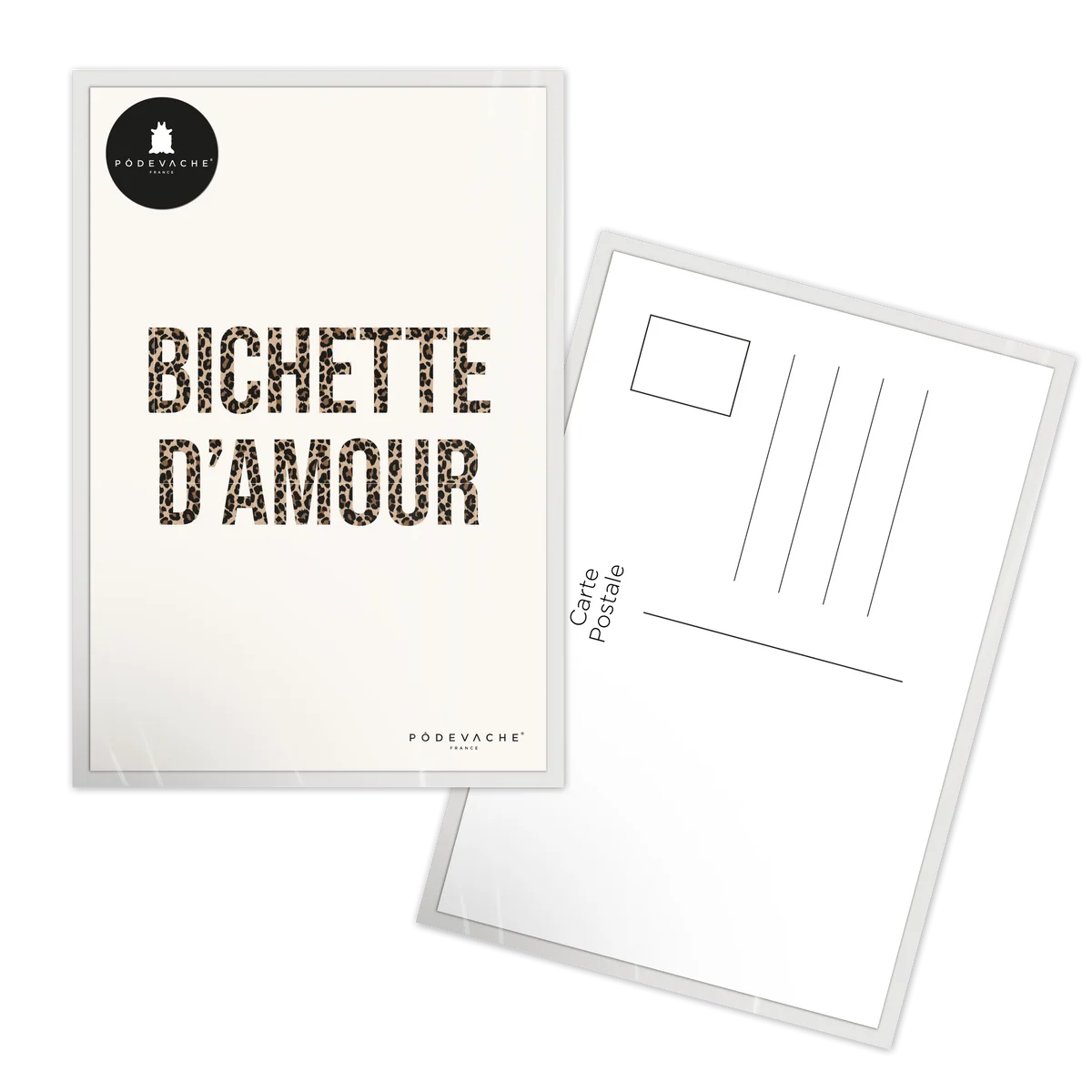 CARTE - BICHETTE LEO (AVEC ENVELOPPE)