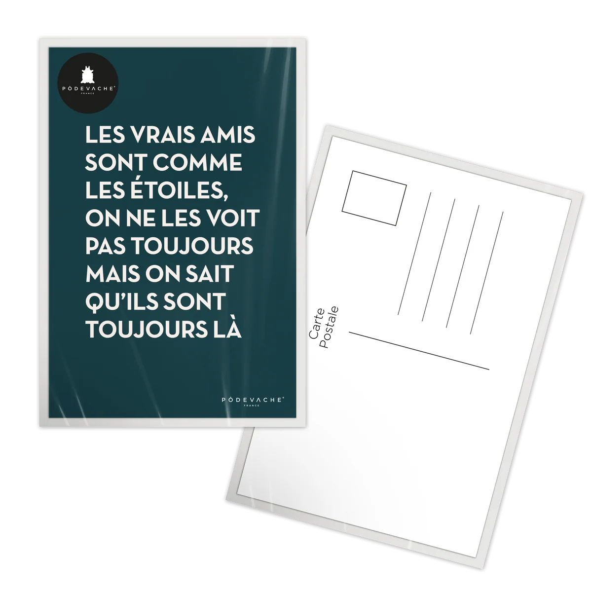 CARTE - AMIS ETOILES (AVEC ENVELOPPE)