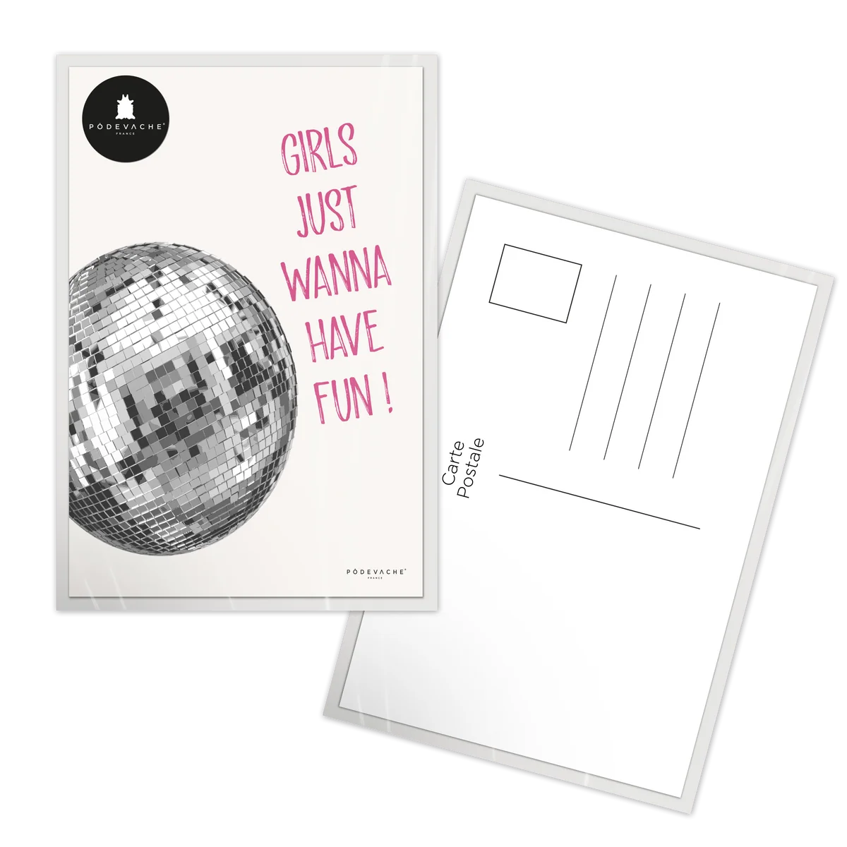 CARTE - GIRLS FUN (AVEC ENVELOPPE)