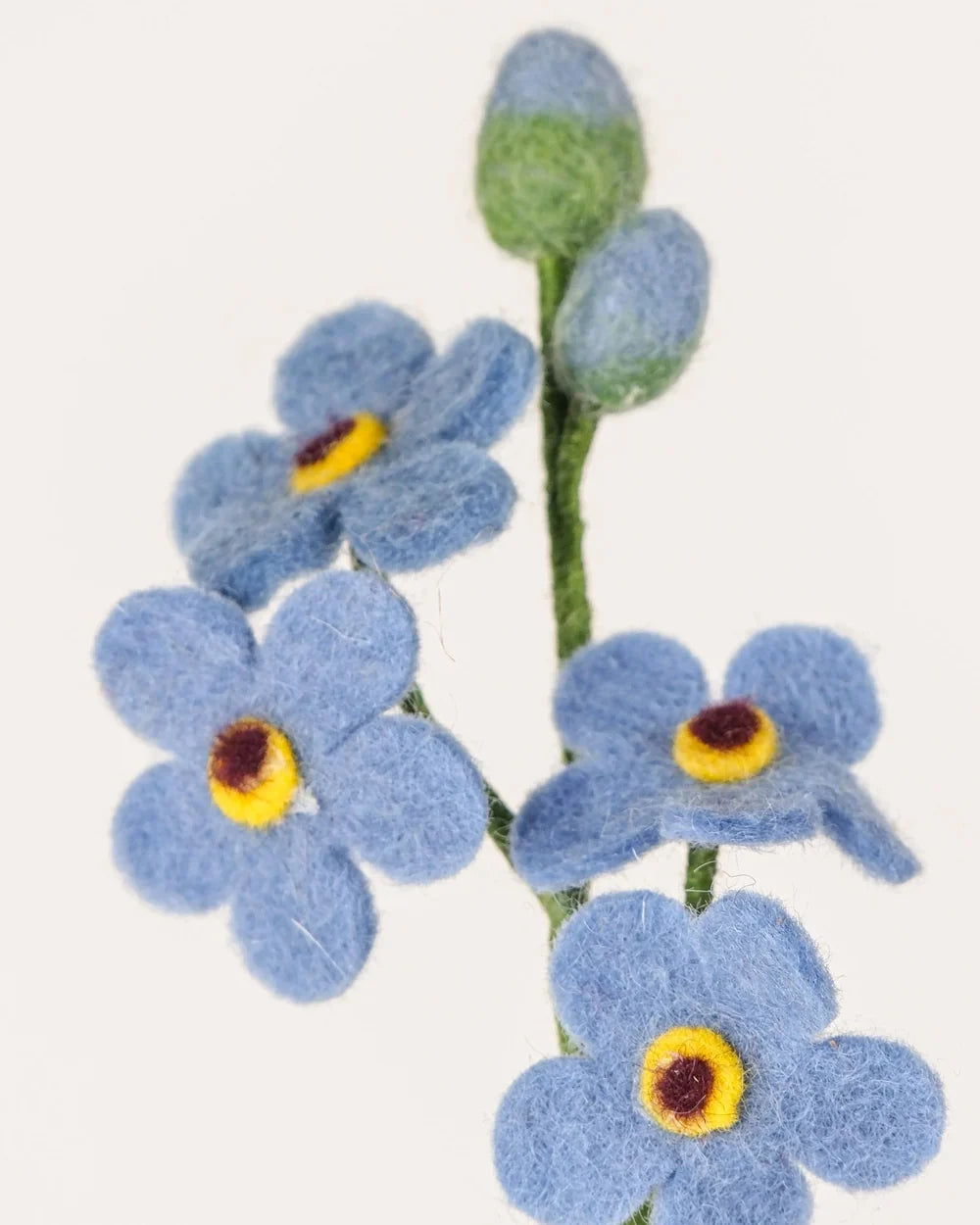 BRANCHE DE MYOSOTIS - LAINE FEUTREE
