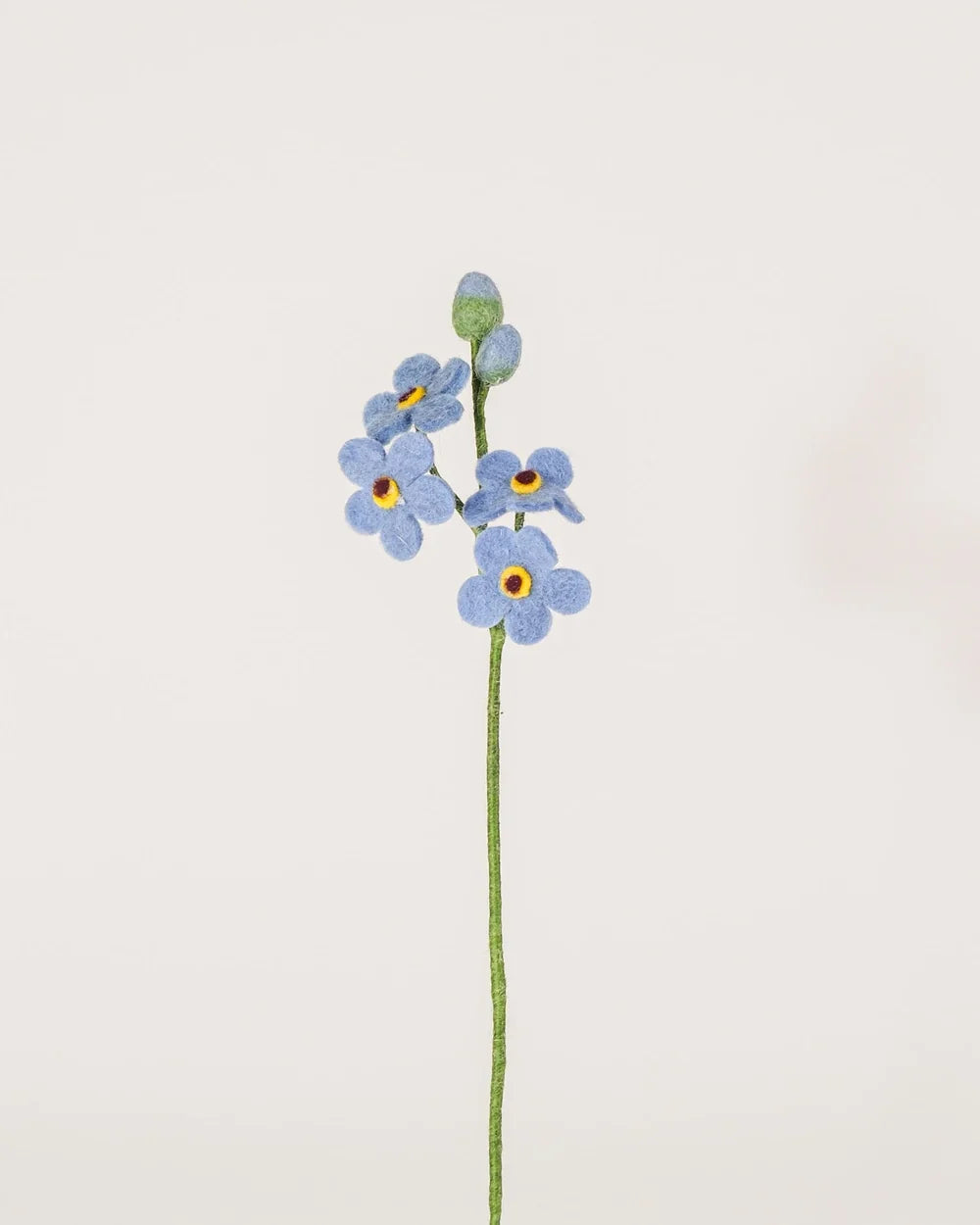 BRANCHE DE MYOSOTIS - LAINE FEUTREE