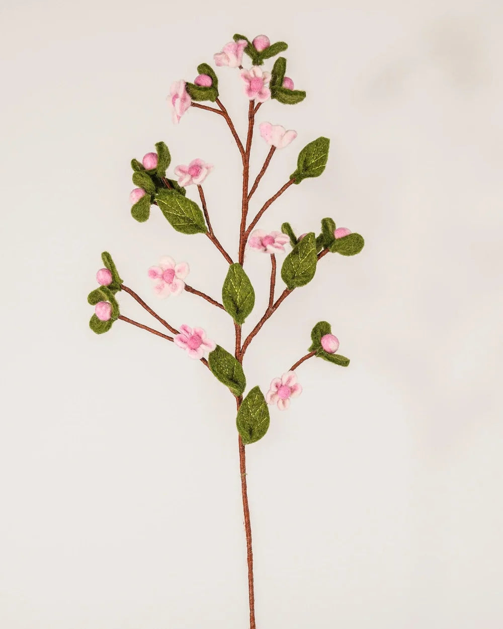 BRANCHE FLEUR DE POMMIER - LAINE FEUTREE