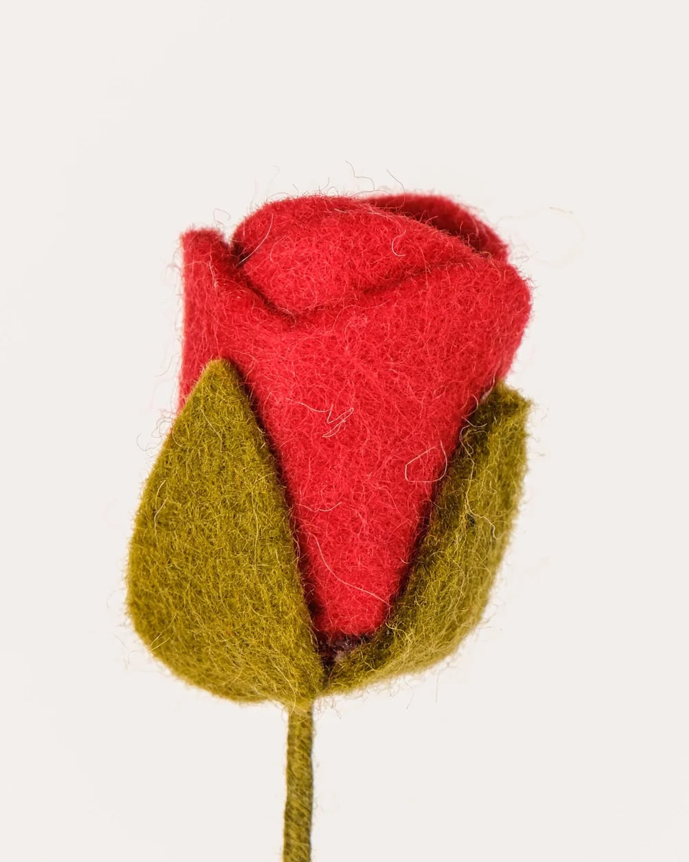 BRANCHE DE ROSE - FEUTRINE ROUGE