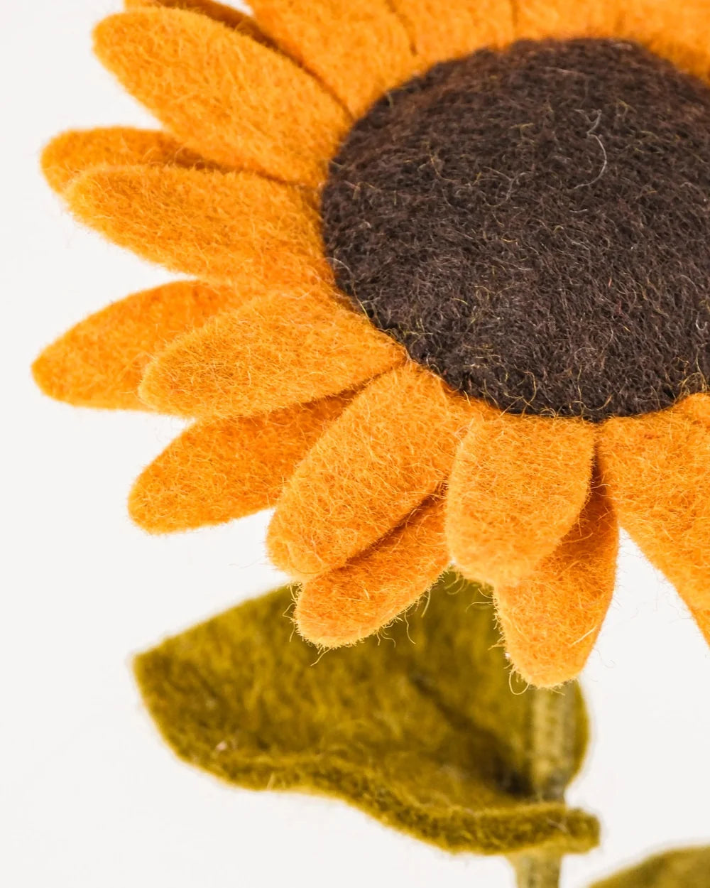 BRANCHE  DE TOURNESOL - LAINE FEUTREE