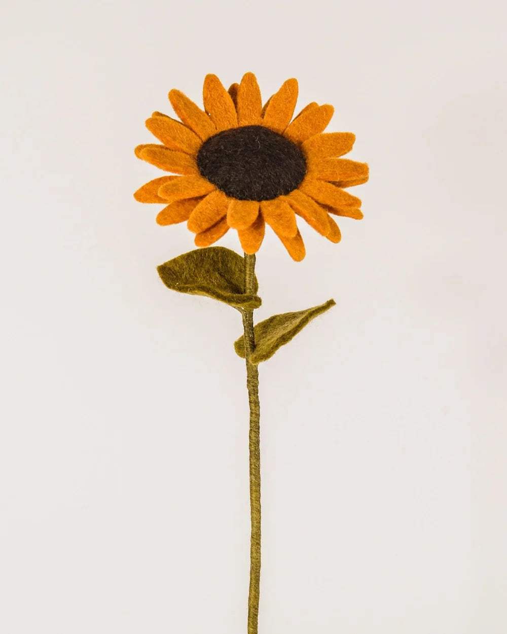 BRANCHE  DE TOURNESOL - LAINE FEUTREE