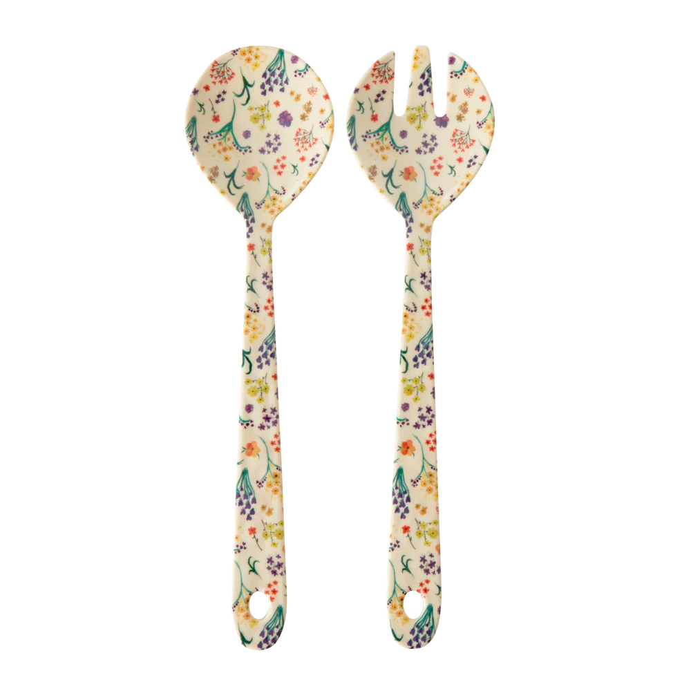 COUVERTS A SALADE - FLEURS