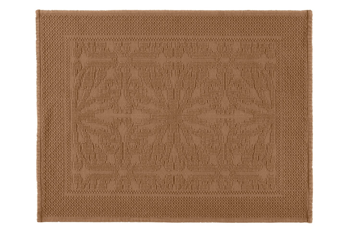 TAPIS DE BAIN HAMMAM TABAC - 60x80CM