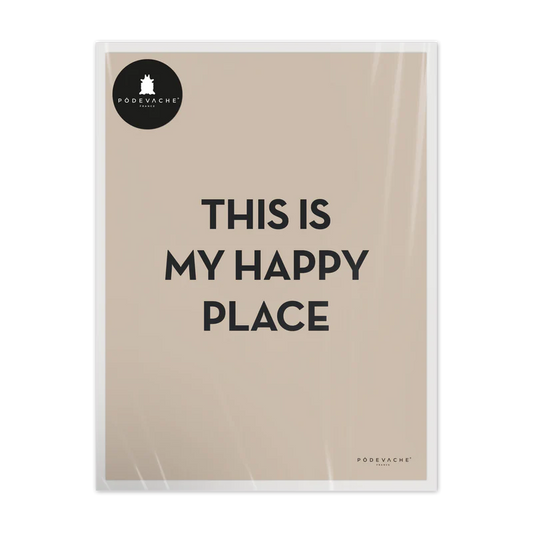 AFFICHE 30x40CM - HAPPY PLACE