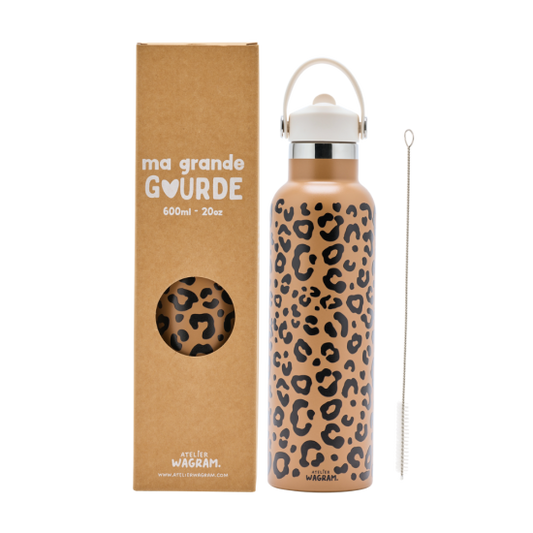 GOURDE LEO MARRON - 600ML