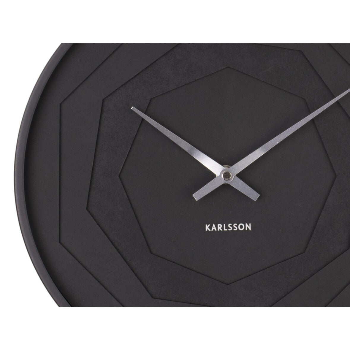 HORLOGE ORIGAMI NOIR