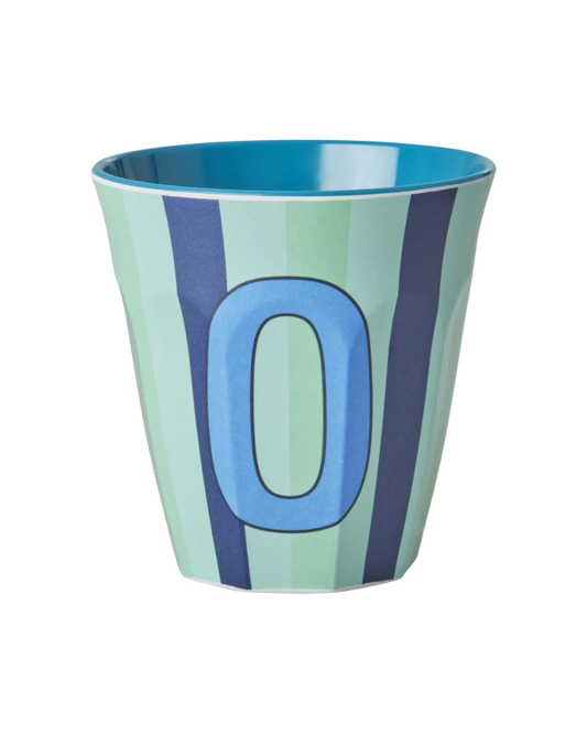 GOBELET O - STRIE BLEU