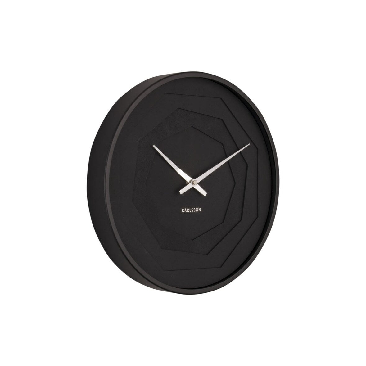 HORLOGE ORIGAMI NOIR
