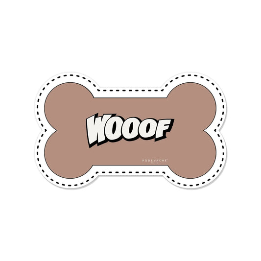TAPIS POUR GAMELLES WOOF - ROSE