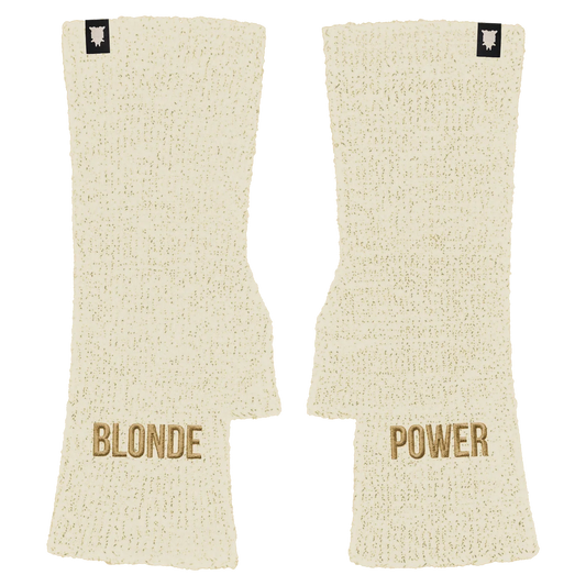 MITAINES PAILLETTES - BLONDE POWER