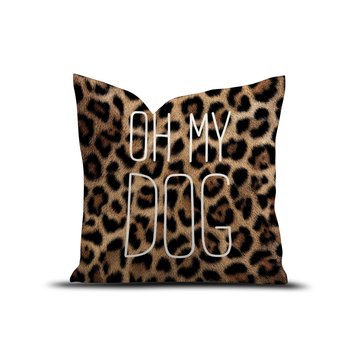 COUSSIN VELOURS OH MY DOG LEOPARD - 45x45CM