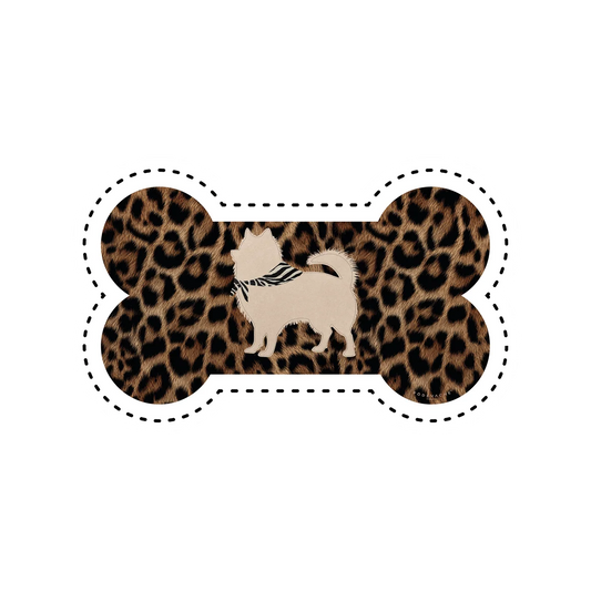 TAPIS POUR GAMELLES LEOPARD - SPITZ