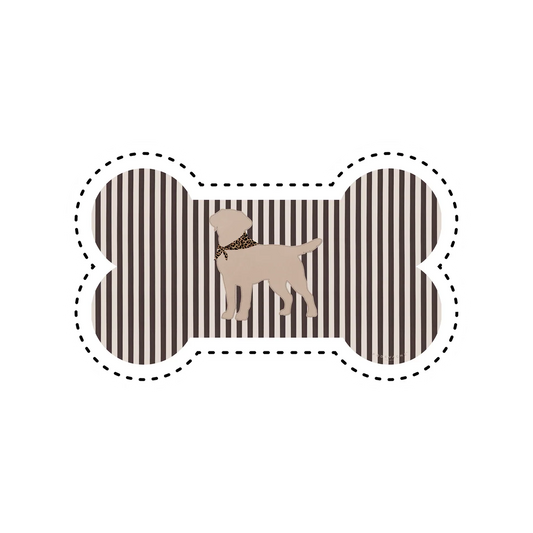TAPIS POUR GAMELLES STRIPES - LABRADOR