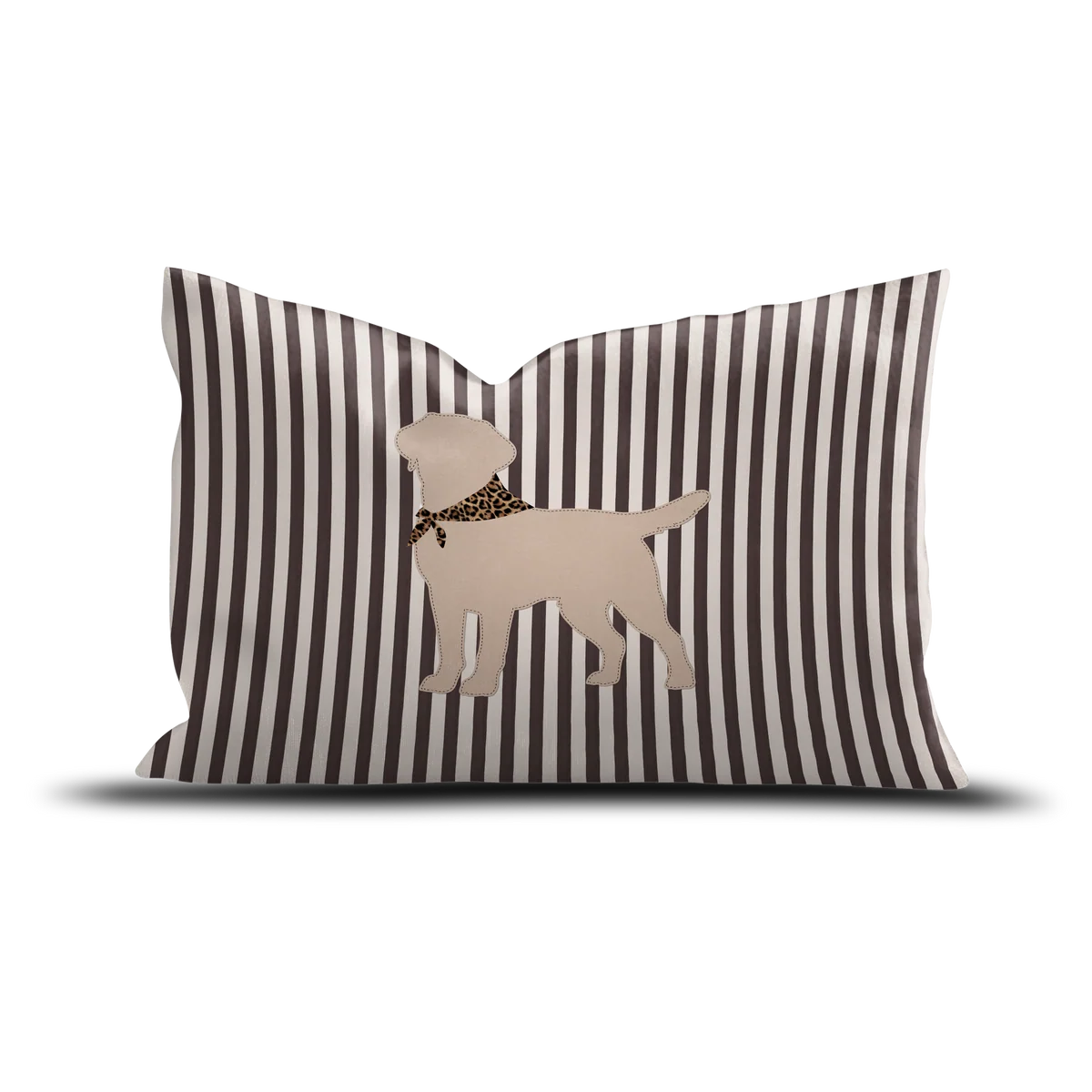 COUSSIN VELOURS LABRADOR STRIPES - 40X60CM