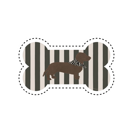 TAPIS POUR GAMELLES STRIPES - TECKEL
