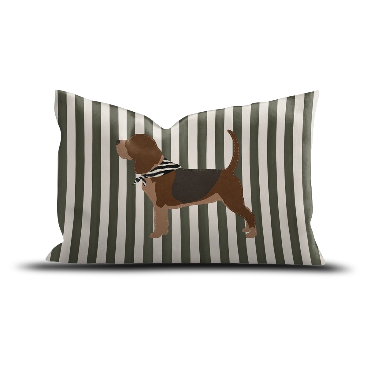 COUSSIN VELOURS BEAGLE STRIPES - 40X60CM
