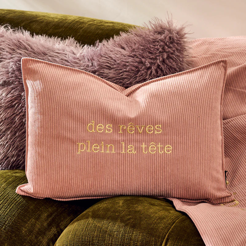COUSSIN VELOURS COTELE REVES - 4OX60CM