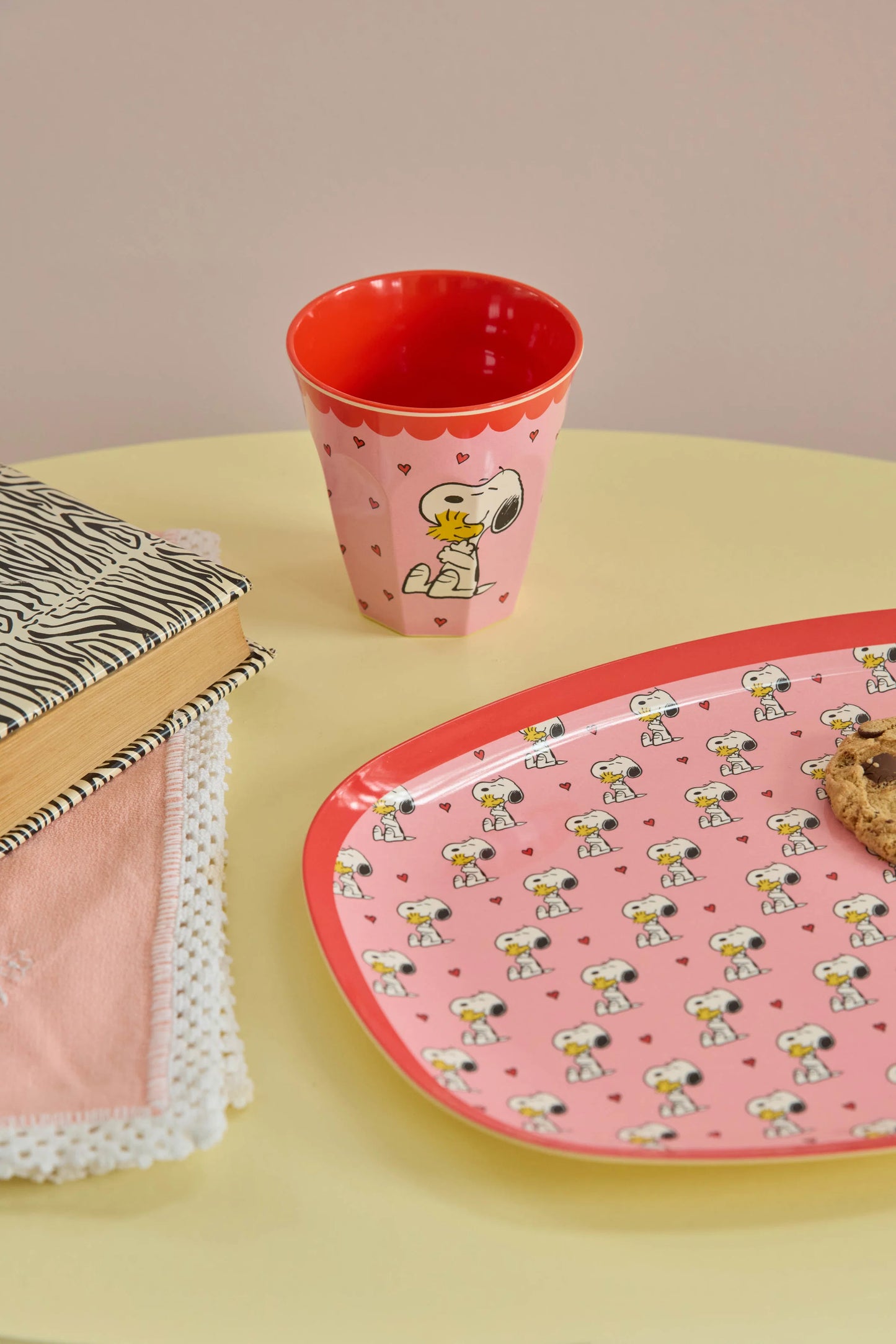 GOBELET SNOOPY - ROSE