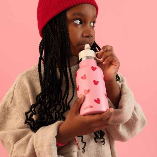 GOURDE ROSE COEURS ROUGE - 350ML