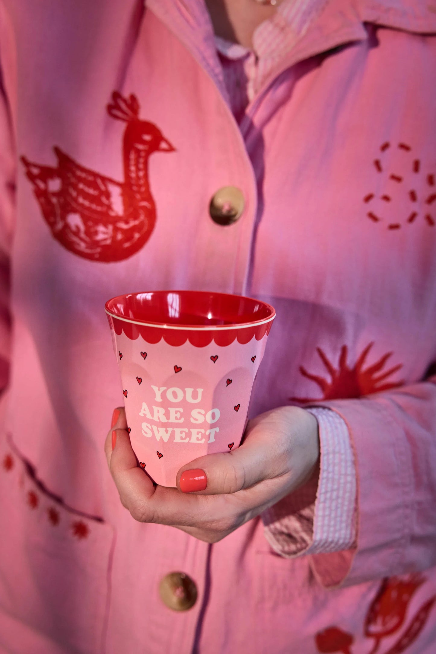 GOBELET SNOOPY - ROSE