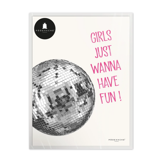 AFFICHE 40x50CM - GIRLS FUN