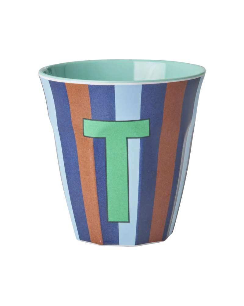 GOBELET T - STRIE BLEU