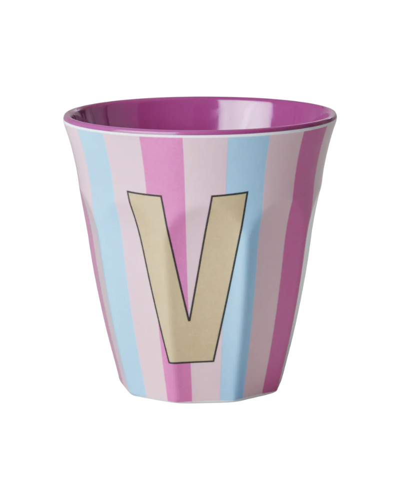 GOBELET V - STRIE ROSE