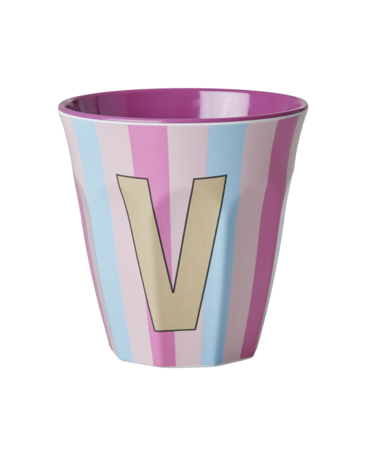 GOBELET V - STRIE ROSE