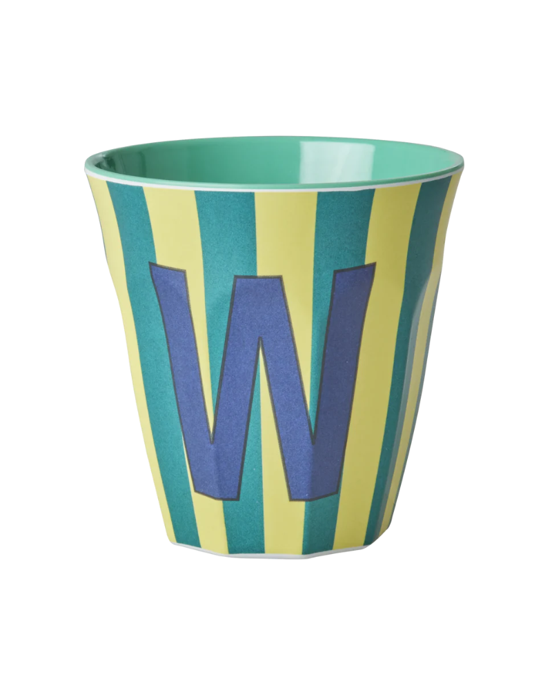 GOBELET W - STRIE BLEU
