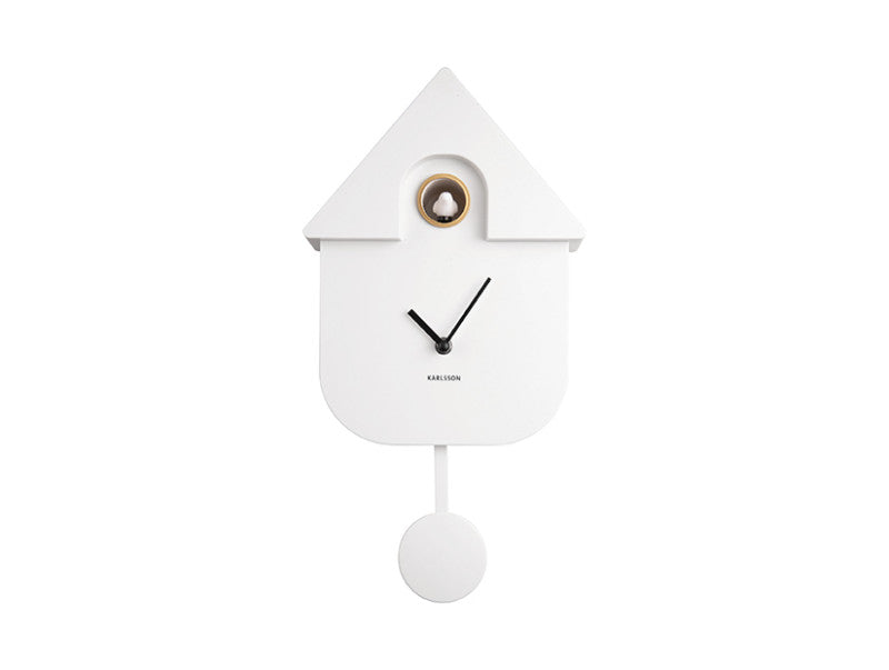 HORLOGE COUCOU BLANC