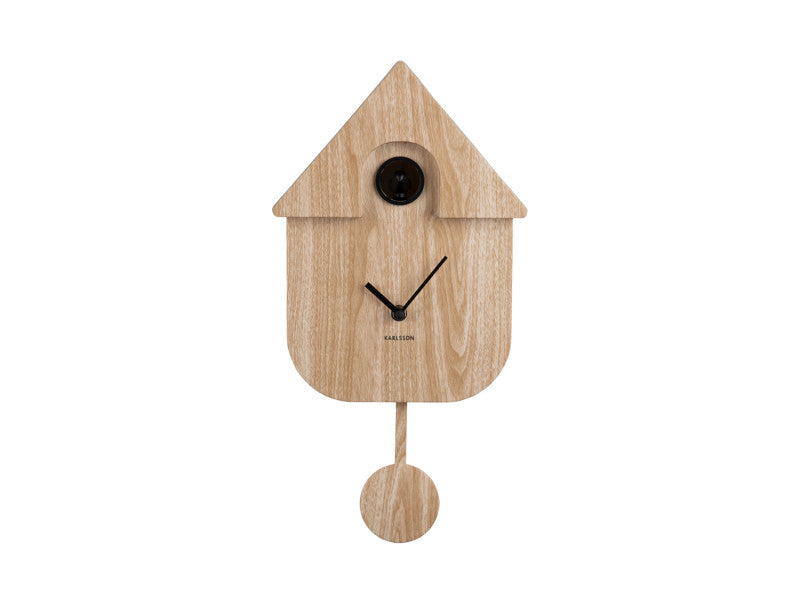 HORLOGE COUCOU EFFET BOIS CLAIR