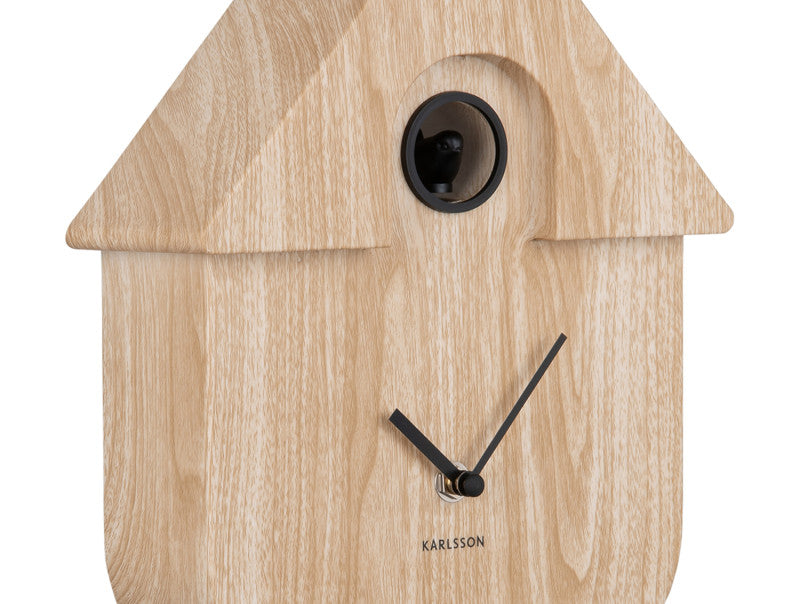 HORLOGE COUCOU EFFET BOIS CLAIR