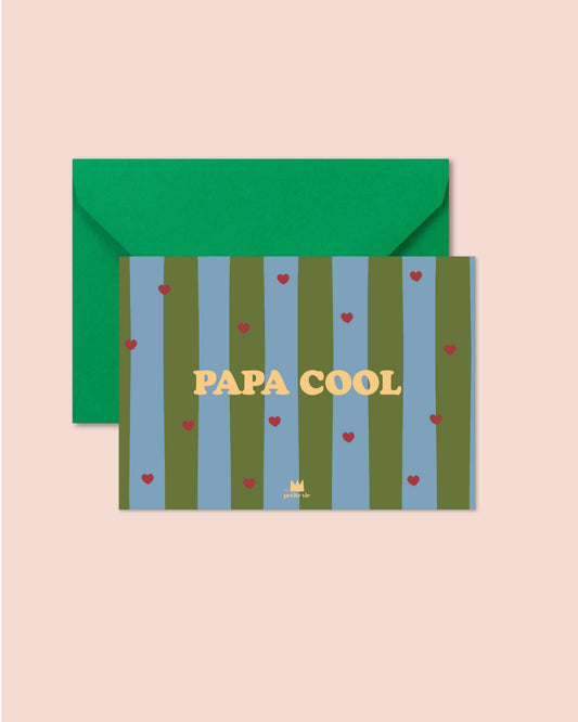 Carte "Fête des pères " : Papa Cool (avec enveloppe)