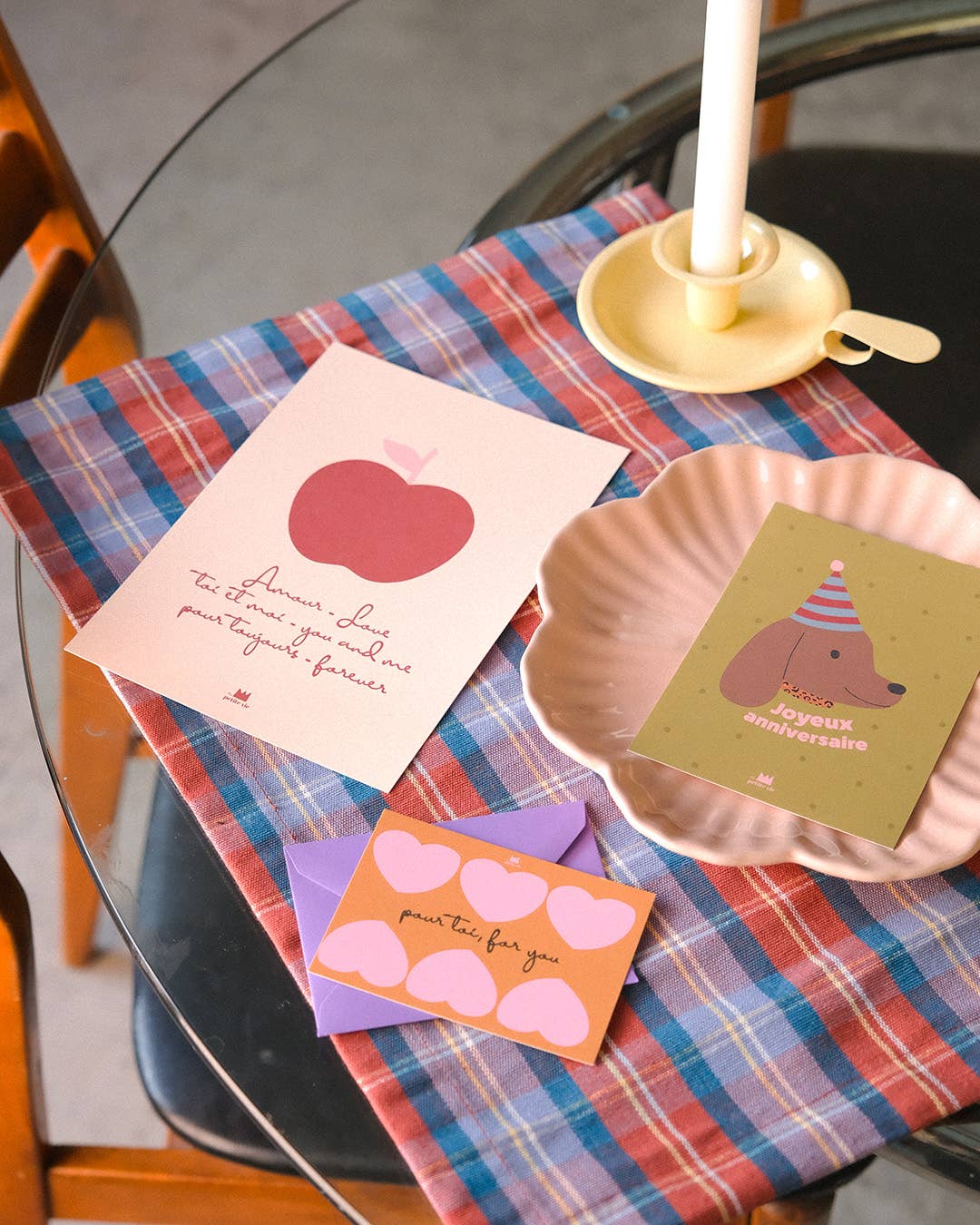 Carte "Anniversaire" : Joyeux Anniversaire chien (avec enveloppe)