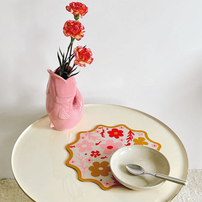 VASE POISSON - ROSE