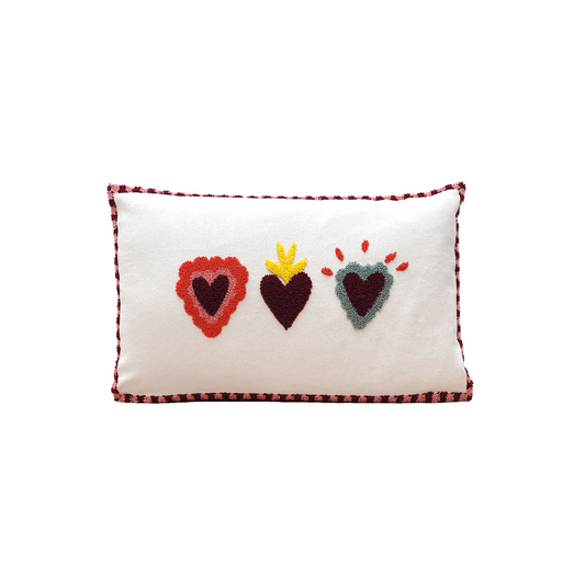 COUSSIN EX VOTO - ROUGE