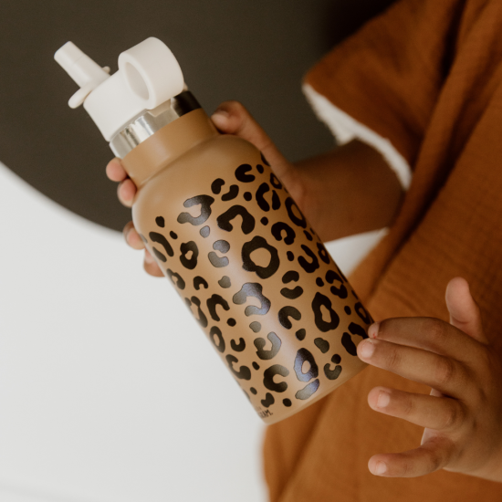 GOURDE CARAMEL LEOPARD - 350ML