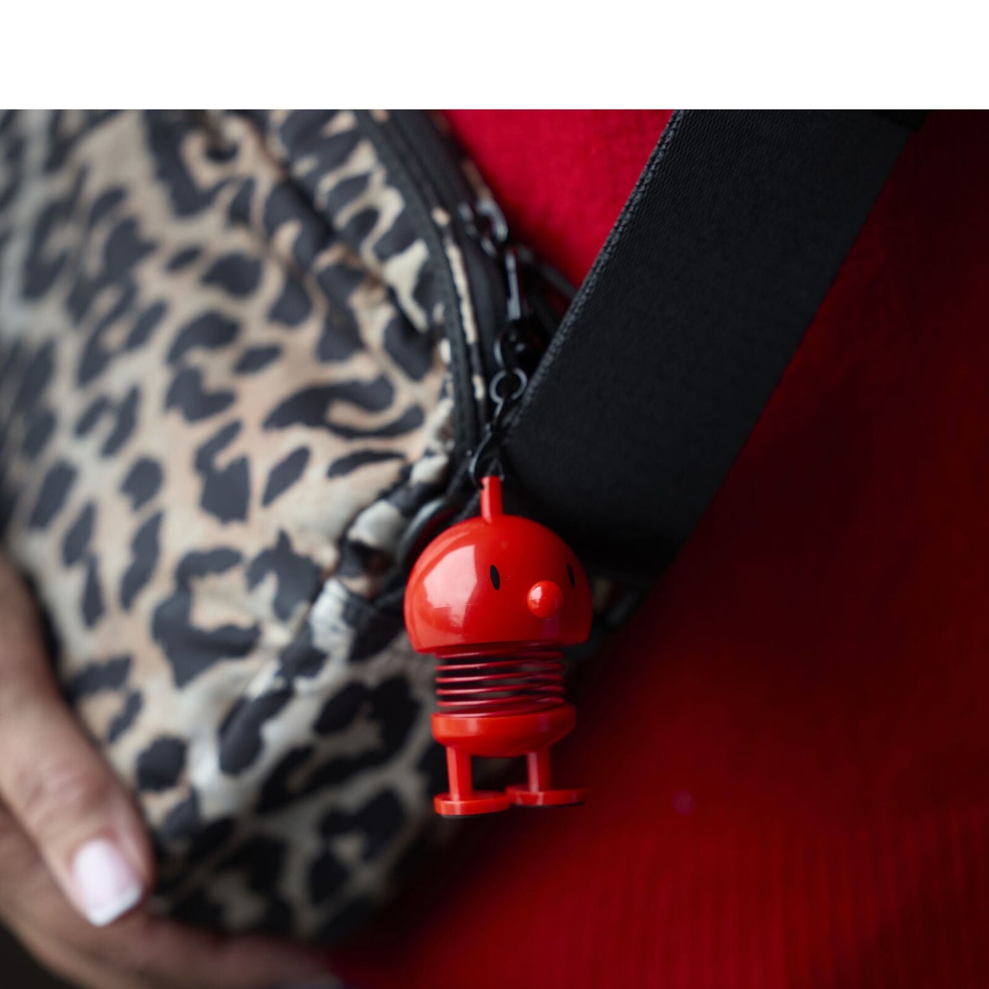 BIJOU DE SAC HOPTIMIST - ROUGE