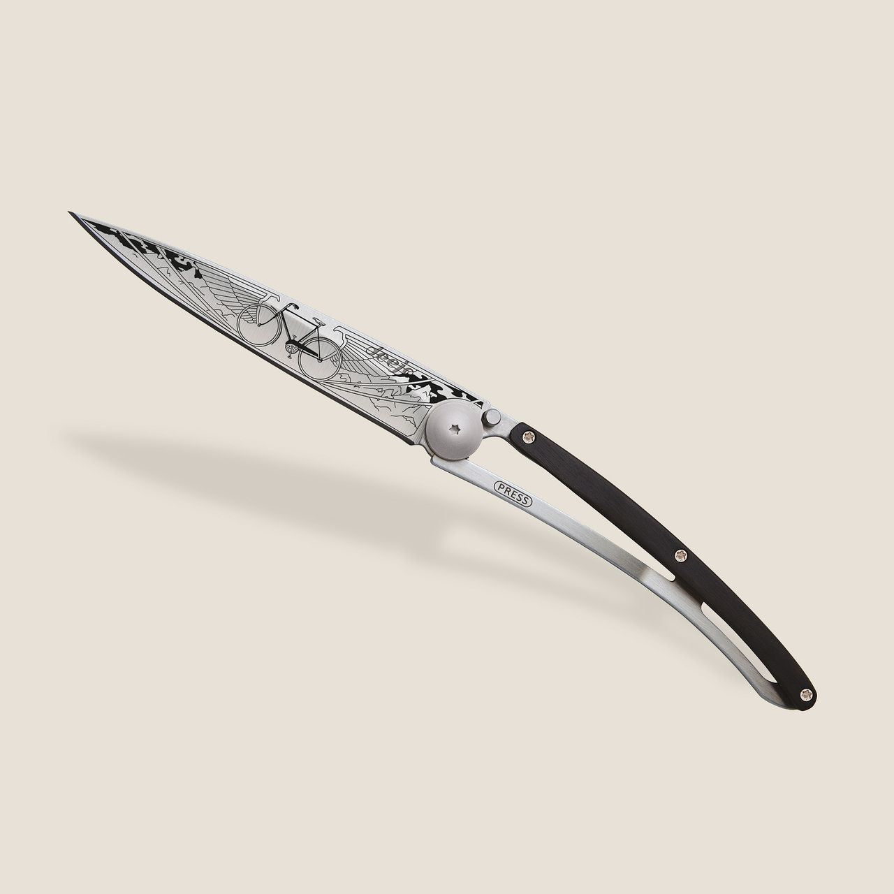 COUTEAU DE POCHE 37GR DEEJO EBENE - VELO